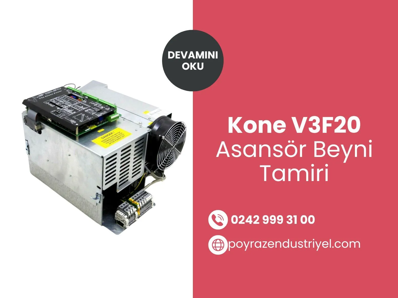 Kone V3f20 Asansör Beyni Tamiri